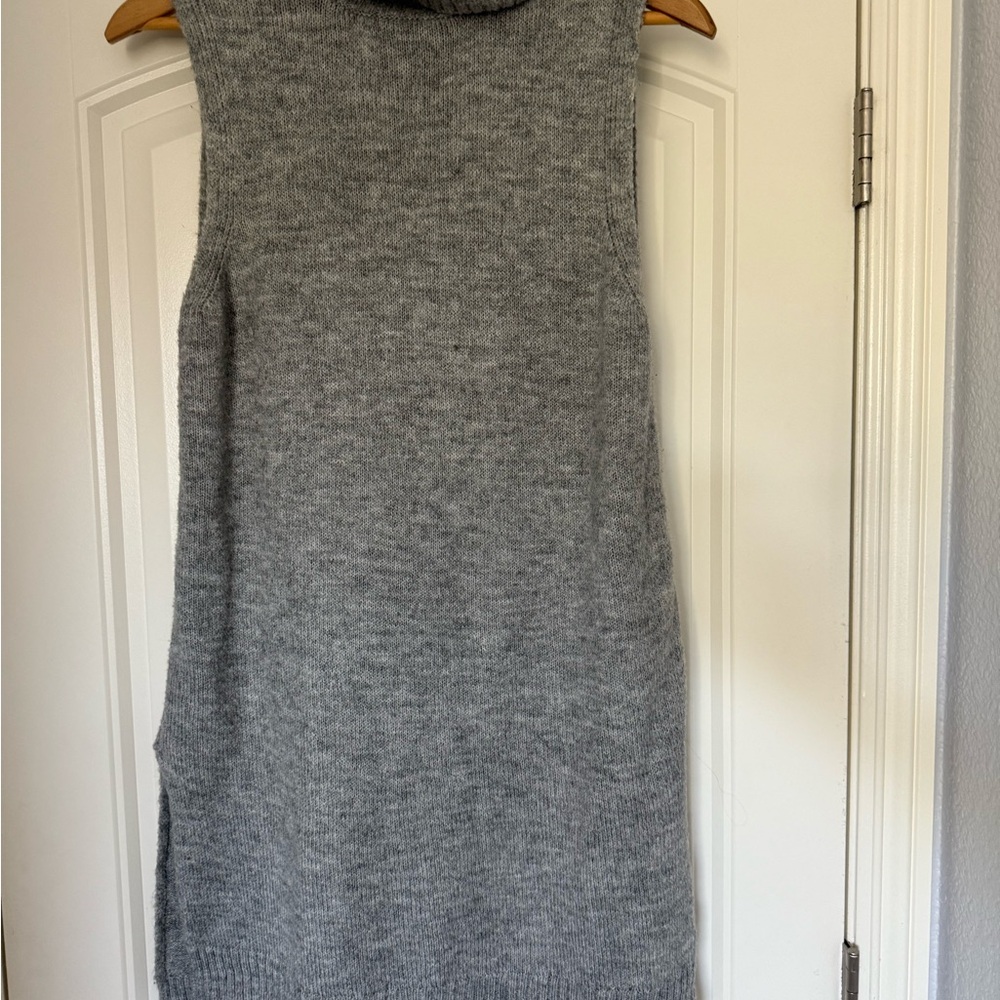 Stradivarius Light Gray Knit Sweater / Dress